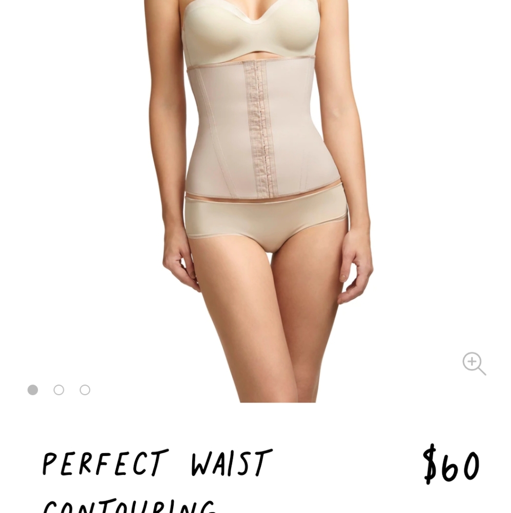 Squeem waist trainer nude color size medium